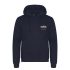 Felpa blu navy con stampa a cuore